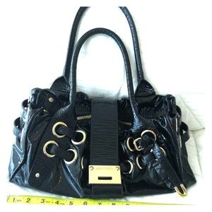 Authentic Jimmy Choo patent leather bag